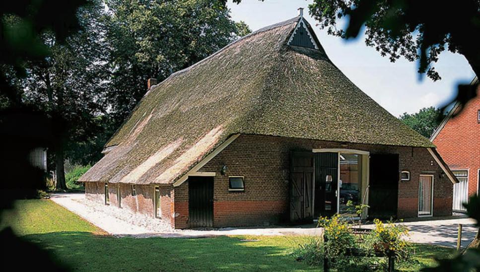 Nieuw - Luxe Blokhut Chalet In Bosrijke Omgeving Anloo エクステリア 写真
