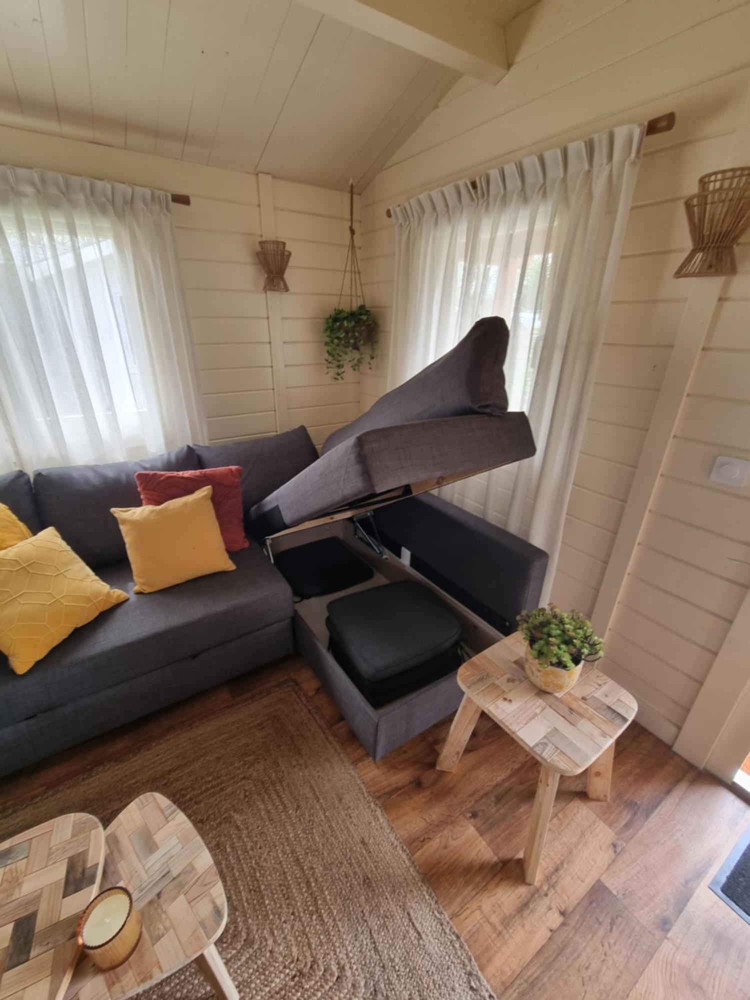 Nieuw - Luxe Blokhut Chalet In Bosrijke Omgeving Anloo エクステリア 写真